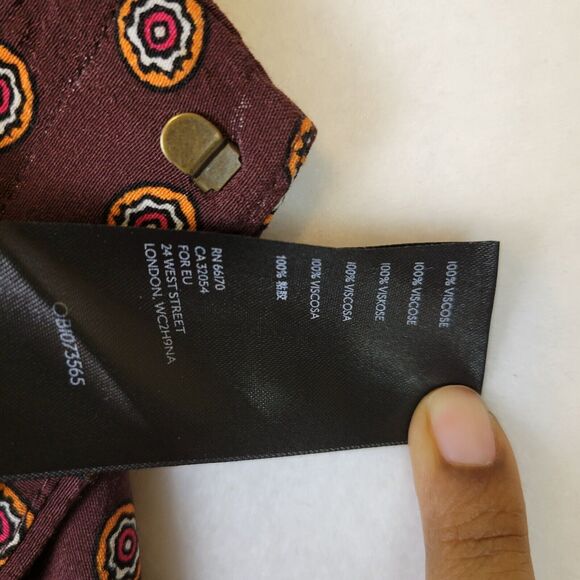 By Anthropologie Womens Marsden Wide Leg Pants Size 8 Brown High Rise Hippie - Picture 11 of 12